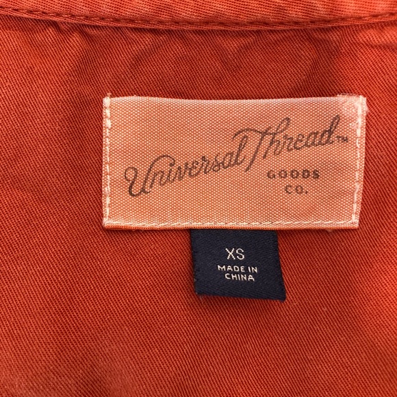 Universal Threads Dark Orange Sleeveless Top XS cute sexy summer - Picture 4 of 4